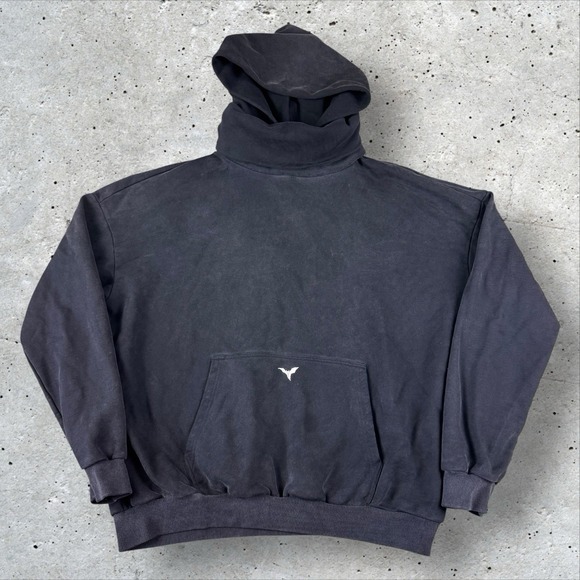 Ditch LA Masked Hoodie Adult 2XL XXL Black Heavy Cotton Fleece Hooded Sweatshirt - Picture 1 of 7